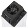5 Bay Hard Drive Enclosure, Vertical External Hard Drive Docking SATA HDD SSD, Aluminum Alloy Drive Case Support, Power Adapter view 3