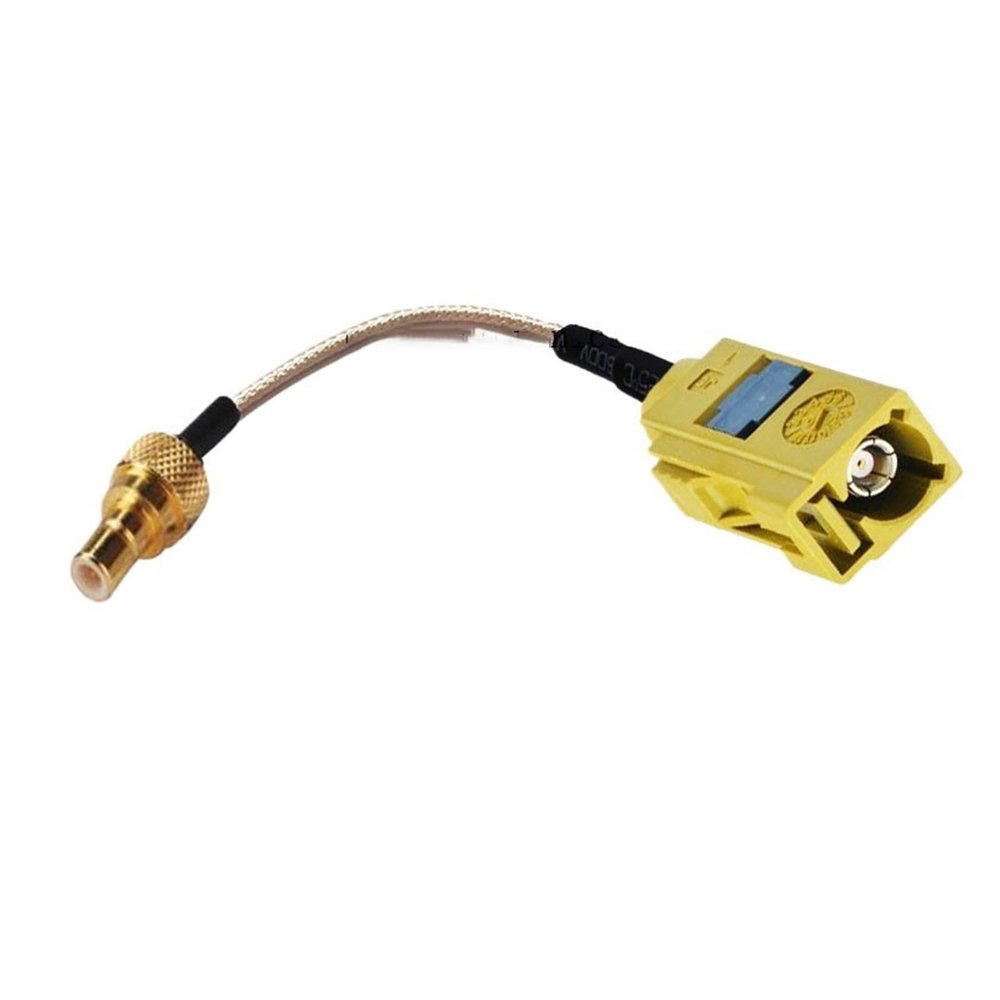 10pcs Fakra K Female Yellow to SMB Male Compatible with The Gp/s RG316 Extension Pigtail Cable 50ohm 10/15/20/30/50cm 1/2/300cm(30cm)