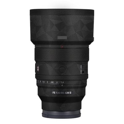 FE 85 F 1.4 II Anti-Scratch Camera Lens Body Protective Sticker Vinyl Wrap Decal Skin Film for Sony FE 85mm F1.4 GM II (Triangle Black)