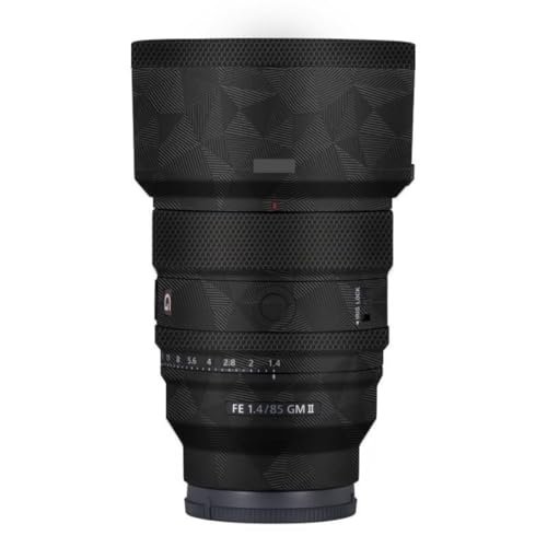 FE 85 F 1.4 II Anti-Scratch Camera Lens Body Protective Sticker Vinyl Wrap Decal Skin Film for Sony FE 85mm F1.4 GM II (Triangle Black)