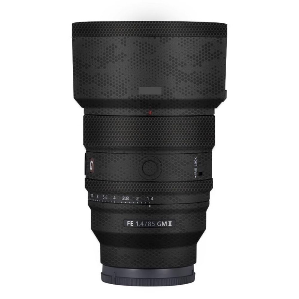 FE 85 F 1.4 II Anti-Scratch Camera Lens Body Protective Sticker Vinyl Wrap Decal Skin Film for Sony FE 85mm F1.4 GM II (Mamba Black)
