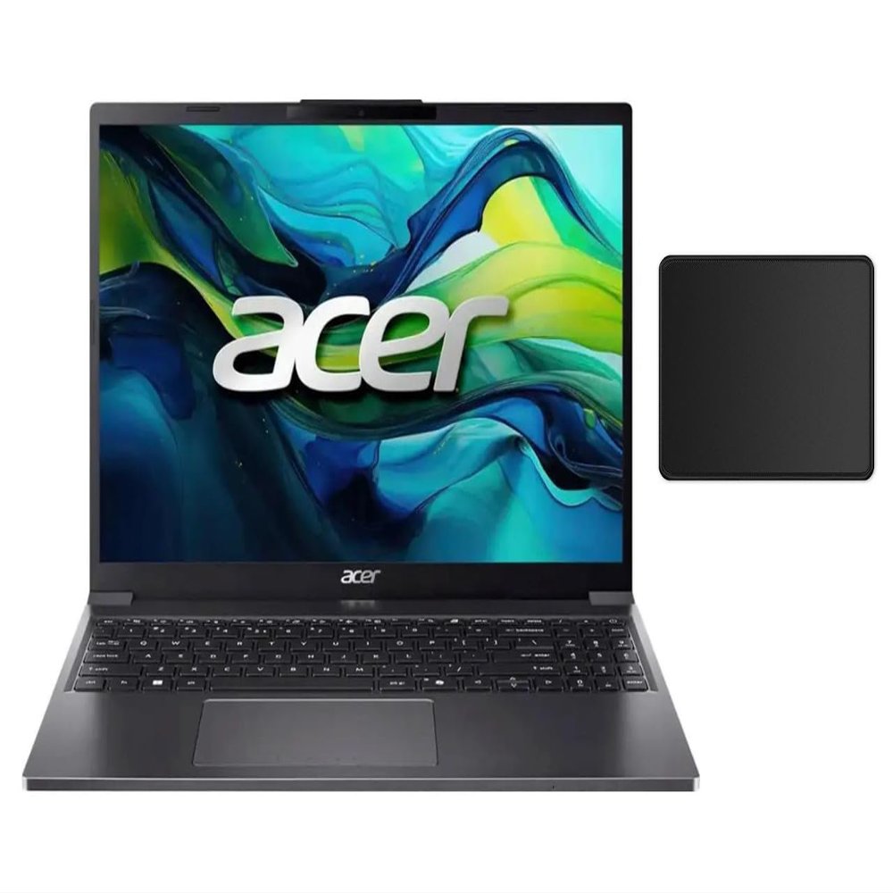 acer Aspire Go 15.3" WUXGA 1920 x 1200 IPS Laptop| Intel Core i5-1334U| Intel UHD Graphics| Copilot | Webcam| Grey | 8GB RAM DDR5 | 256GB SSD |Windows 11 Home |Bundle with Mouse Pad