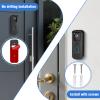 No-Drill Blink Doorbell Mount for All-New Blink Video Doorbell Camera(2nd Gen), Blink Adhesive Mounting Bracket, Easy to Install for Blink Doorbell Security System(Blink Doorbell Not Included), Black view 2