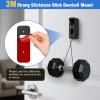 No-Drill Blink Doorbell Mount for All-New Blink Video Doorbell Camera(2nd Gen), Blink Adhesive Mounting Bracket, Easy to Install for Blink Doorbell Security System(Blink Doorbell Not Included), Black view 4