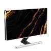 Baocicco Black and Golden Marble Waterproof TV Dust Cover 75 Inch Decorative Abstract TV Display Screen Covers Accessories Laptop TV LCD Screen Decoration for LED LCD OLED Weatherproof view 1