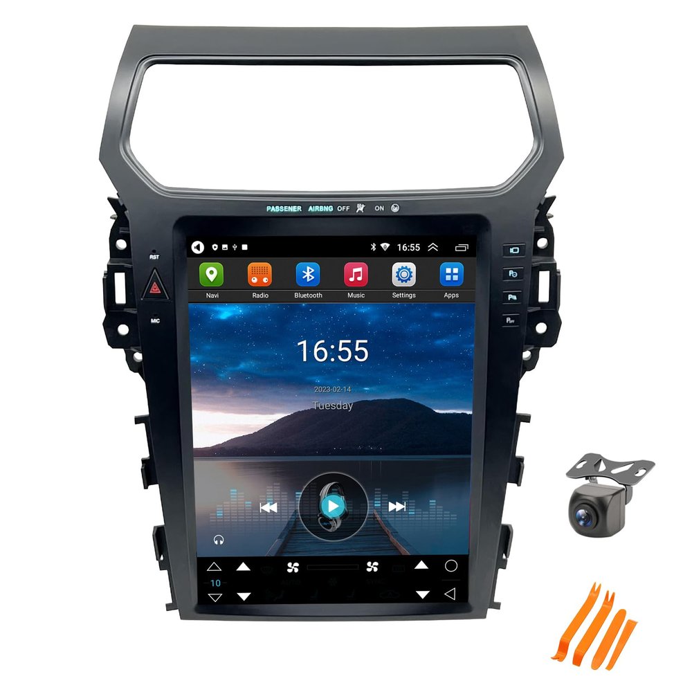 12.1 inch Android 13 for Ford Explorer 2011-2019 Car Radio Multimedia Player GPS Navigation Wireless CarPlay Android Auto Video Stereo DSP 4G 5GWIFI Tesla Style Touch Screen