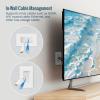 Tecmojo Brush Wall Plate, Cable Pass Through Insert for HDTV, Home Theater Systems, Sturdy Brushes with Smart Cable Catcher, White, 10 Pack view 4