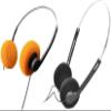 GANPUB 2 Pcs Orange and Black Retro On Ear Headphones, Wired Stereo Headphones, Headphone, Lightweight Portable Headphone with Adjustable Headband, Cassette Player, Over-Ear view 1