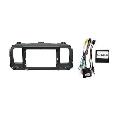 Car Radio For Citroen Jumpy 3 SpaceTourer 2016-2021 Android 2 Din Stereo Mounting Bezel Faceplate Frame Kit