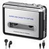 Personal Cassette Player, Convert Tape to MP3 Digital, Walkmaner Portable Tape Recorder with Auto-Reverse, Headphone Jack view 1