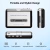 Personal Cassette Player, Convert Tape to MP3 Digital, Walkmaner Portable Tape Recorder with Auto-Reverse, Headphone Jack view 2