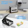Personal Cassette Player, Convert Tape to MP3 Digital, Walkmaner Portable Tape Recorder with Auto-Reverse, Headphone Jack view 4