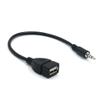 USB Female to 3.5mm Jack Audio Adapter - USB to AUX Converter, Audio Transfer Cable | Car Stereo Input Line, Sound Interface Connector with U Disk Support, Headphone Adapter Cord for Player view 1
