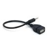 USB Female to 3.5mm Jack Audio Adapter - USB to AUX Converter, Audio Transfer Cable | Car Stereo Input Line, Sound Interface Connector with U Disk Support, Headphone Adapter Cord for Player view 2