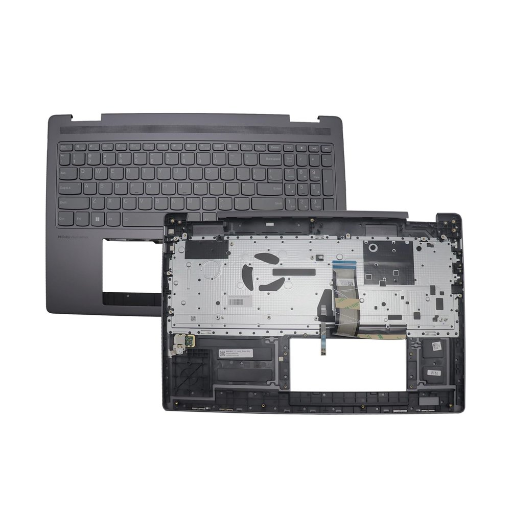 5CB1N95158 Replacement for Lenovo Yoga 7 2-in-1 16IML9 Laptop Upper Top Cover Case Palmrest US Keyboard Assembly Part
