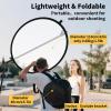 24/32/43/52in Photography Reflector, 5 in 1 Light Diffuser with Panel&Bag, Light Reflectors for Photography, Ideal for Content Creator Essentials&Photographer in Silver,Gold,White and Black view 4