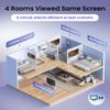 4K HDMI Splitter 1 in 4 Out [ with 4 Ft HDMI 2.0 Cable and Power Adapter], Aluminum Alloy 4Kx2K@30Hz 14 Power HDMI Splitter Mirror 1 Source Screen to 4 Monitors/TV, Full HD Distributor for Roku TV view 3