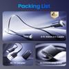 4K HDMI Splitter 1 in 4 Out [ with 4 Ft HDMI 2.0 Cable and Power Adapter], Aluminum Alloy 4Kx2K@30Hz 14 Power HDMI Splitter Mirror 1 Source Screen to 4 Monitors/TV, Full HD Distributor for Roku TV view 4
