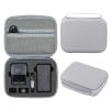 XYYORITRIX Carrying Case for DJI Osmo 360Portable Storage Travel Bag EVA Hard Protective Bag Shockproof, Impact Resistant Surface PU Leather Waterproof and Dustproof (Grey) view 1