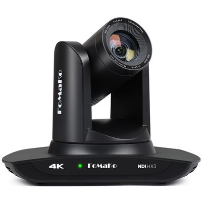 FoMaKo K30NS 4K 30x Optical Zoom PTZ Camera with NDI 6 & NDI HX3, AI Auto-Tracking Gen 3, 3G-SDI/LAN/USB3.0/HDMI  Professional Live Streaming Camera for Church, Worship, Education & Conference