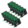 12mm 5/10PK Compatible Label Tape for D1 45013 45010 45018 Works with Labeling Machine LabelManager LM160 LM420P(10PK Black on Green) view 1