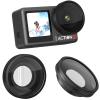 Coyktonty Wide-Angle Lens for Osmo Action 5 Pro,HD Optical Glass with 2-Layer Coating 180 Ultra-Wide View Scratch-Resistant Lightweight view 1