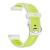 18mm 20mm 22mm Universal Silicone Watch Bands, Quick Replacement Waterproof Sport Strap Wristband with silver Stainless Steel Buckle for Women Men (Iced Lime, 22MM) view 4