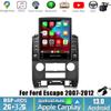 Surakey 4+64G Car Stereo Radio GPS Navi for Ford Escape 2007 2008 2009 2010 2011 2012 9.7in Android 13 for CarPlay Wireless Android Auto Car Radio with Bluetooth WiFi FM/RDS SWC AHD Backup Camera view 2