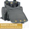 UIIHUNT Binocular Harness Chest Pack - Lightweight Bino Harness with Rangefinder Pouch - Durable Binocular Chest Packs for Hunting & More - Bino Harness Holds rangefinders, Phones, ect view 2