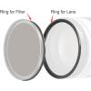 LAISANIM Magnetic Filter Adapter, 86mm to 86mm Conversion, Aluminum Alloy Construction,Magnetic Mount for Quick Filter Switching, Camera Accessory view 3