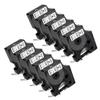 12mm 5/10PK Compatible Label Tape for D1 45013 45010 45018 Works with Labeling Machine LabelManager LM160 LM420P(10PK Black on White) view 1