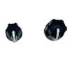 APX Next Replacement Knob Set - Volume & Channel Selector Control Knob Caps with Tactile Grip,Black Plastic Caps for APX Next Handheld Two-Way Radio (1 Set) view 3
