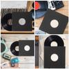 DIYEAH Vinyl Record Sleeves, 6pcs Gatefold Vinyl Outer Sleeves Kraft Paper Record Protective Covers Black Jackets for 12-inch Storage Dustproof Album Protectors view 2