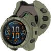 3 Pack Rugged Armor Cases Compatible with Garmin Quatix 8 51mm, Soft TPU Silicone Protector Shell Protected Case Shockproof Bumper for Garmin Quatix 8 51mm Cover (Beige/Green/Orange) view 3
