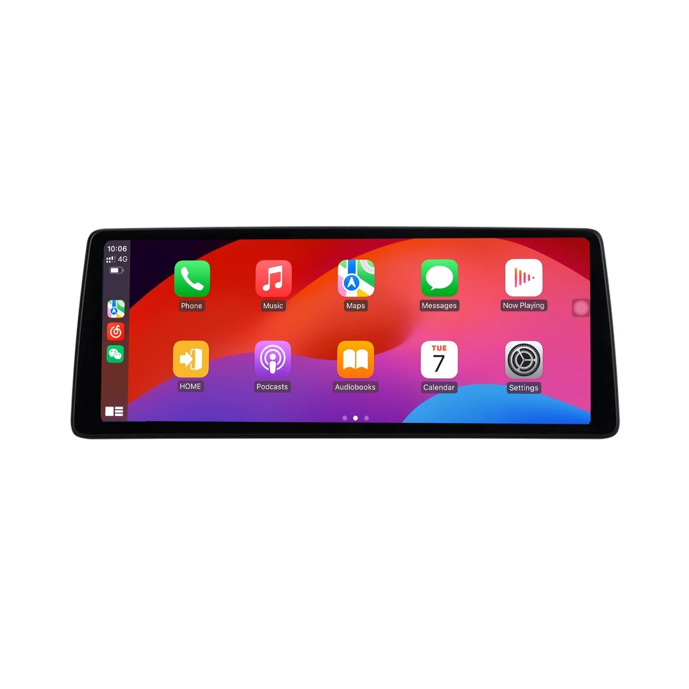 Lizpofly 12.9In 12+256GB Android 13 HD Ultrathin Car Radio for BMW 7 Series 2009-2012CIC 2013-2015NBT Wirless Carplay GPS Navigation Screen Upgrade Multimedia Player Android Auto