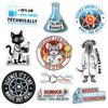 (10 Pcs) Funny Science Lab Tech Sticker Pack  Vinyl Stickers for Science Nerds, Lab Professionals & Students Techs, Medical Laboratory Quotes & Cytotech Decals for Water Bottle, Clipboard (3 inches) view 1