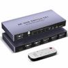 8K HDMI Splitter 4K 240Hz HDMI Switch 5 in 1 Out - 5 Port Switcher with Remote 8K@60Hz 4K@240Hz HDR10+ HDMI2.1 3D CEC HDR HDCP2.3, Used for PS5/4/3 Xbox DVD Player Nintendo Roku PC Fire Stick Apple TV view 1