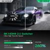 8K HDMI Splitter 4K 240Hz HDMI Switch 5 in 1 Out - 5 Port Switcher with Remote 8K@60Hz 4K@240Hz HDR10+ HDMI2.1 3D CEC HDR HDCP2.3, Used for PS5/4/3 Xbox DVD Player Nintendo Roku PC Fire Stick Apple TV view 3