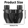 10x25 Binoculars for Adults & Kids, Compact HD Binoculars with Large View for Bird Watching, Travel, Concert, Hunting, Sport Games view 2