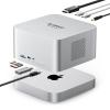 ORICO DataMatrix Mini 10TB Externsion Storage, 2TB SSD with 8TB External Hard Drive, 10Gbps USB-C&USB A Docking Station Compatible with Thunderbolt 3/4/5, SD/TF/CF Card Reader, for MacBook view 1