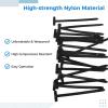 150 Pcs Nylon Zip Ties, Heavy Duty Universal Cable Fastener Tools, Self-Locking Tie Buckles With Pins & Buttons, Excellent For Automotive Wiring Organization And Repairs view 2