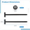 150 Pcs Nylon Zip Ties, Heavy Duty Universal Cable Fastener Tools, Self-Locking Tie Buckles With Pins & Buttons, Excellent For Automotive Wiring Organization And Repairs view 4