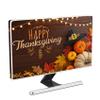 Baocicco Happy Thanksgiving Monitor Dust Covers 65 Inch Autumn Fall Pumpkin Harvest Panel Case Antistatic Water Resistant Monitor Dust Cover Give Thanks Dust Proof Computer Cover view 1