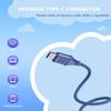 Bywulanda USB Type C Kids Headphones for School & USB C Headphones with Mic and Volume Control, Over Ear Stereo Headsets for iPhone 15 16 Pro view 2
