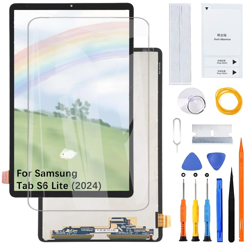 Display Screen for Samsung Tab S6 Lite (2024) P620 P625 LCD Screen Replacement Assembly with Kit
