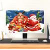 Baocicco Santa Claus Waterproof Television Cover 45, 46, 47, 48 Inch Cartoon Style Elk Winter Holiday New Year Eve Kids Boys Girls TVs Accessories Screen 40 to 42 Inch TV LCD Screen Decoration view 4