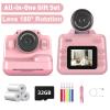 Childrens Instant Print Camera - Fun & Easy-to-Use Digital Camera for Kids, Instant Photo Printer, for Birthdays, Holidays, and Family Activities (Pink) view 3