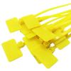 50Pcs 4 * 150Mm Nylon Cable Ties Tag Labels Plastic Loop Markers Self-Locking Zip-50Pcs Yellow view 1
