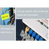 50Pcs 4 * 150Mm Nylon Cable Ties Tag Labels Plastic Loop Markers Self-Locking Zip-50Pcs Yellow view 4