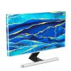 Baocicco Royal Blue Marble Waterproof TV Cover 55 Inch Creative Design Monitor Accessories Laptop TV LCD Screen Television Decoration for Tablet LED LCD OLED TVs Decorations view 1